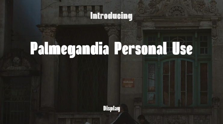 Palmegandia Personal Use Font