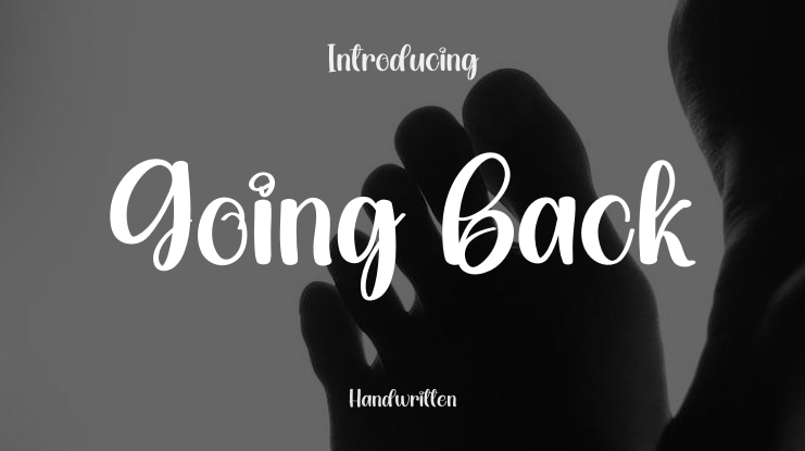 Going Back Font