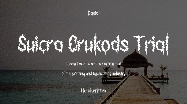 Suicra Crukods Trial Font Family