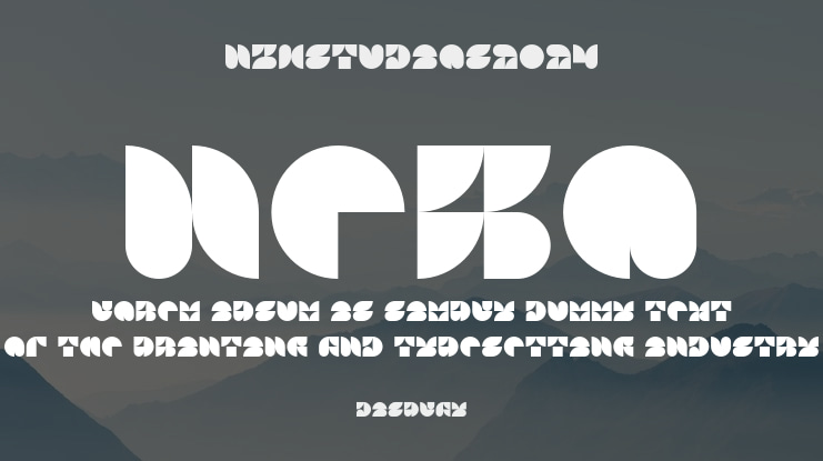Nebo  Font Family