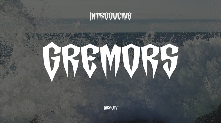 Gremors Font