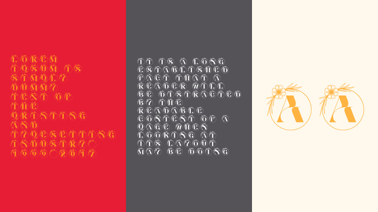 Arabesque Bloom Monogram Font