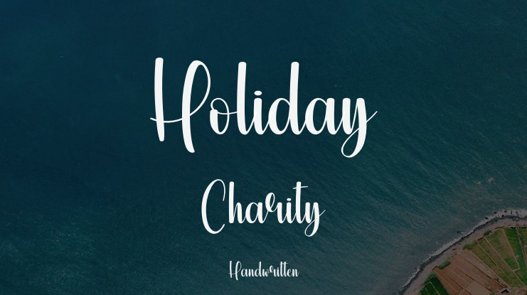 Holiday Charity Font