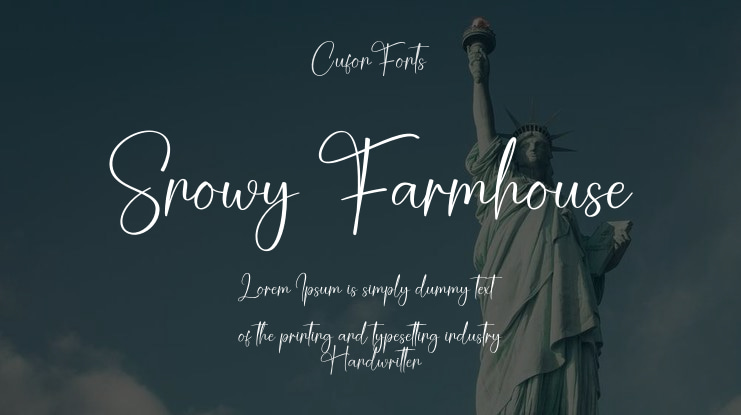 Snowy Farmhouse Font