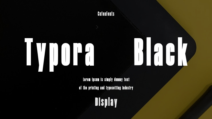 Typora _ Black Font Family
