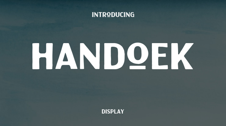 Handoek Font