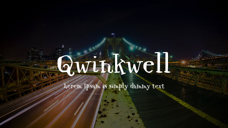 Qwinkwell Font