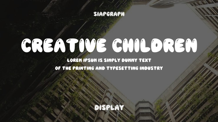 Creative Children Font