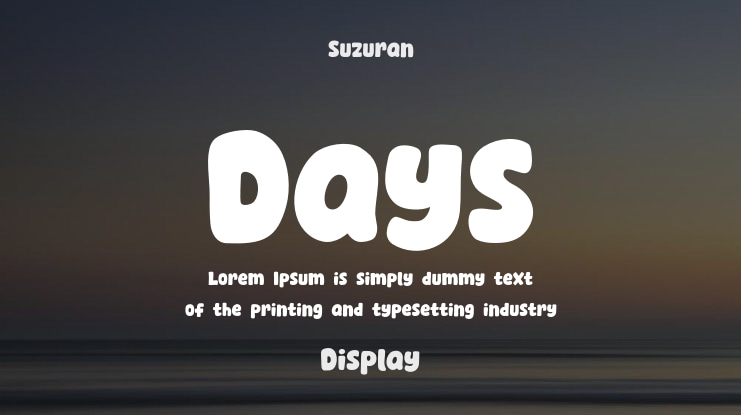 Days Font