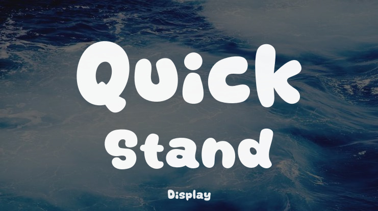 Quick Stand Font
