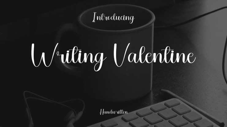 Writing Valentine Font