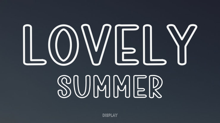Lovely Summer Font
