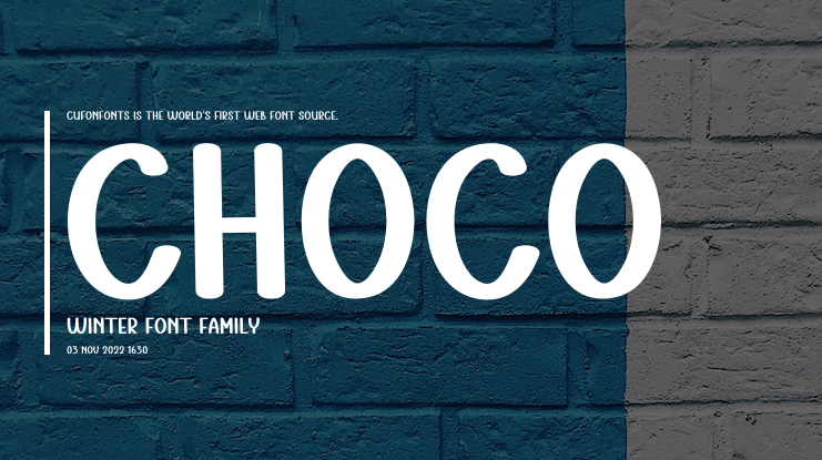 Choco Winter Font
