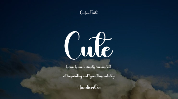 Cute Font