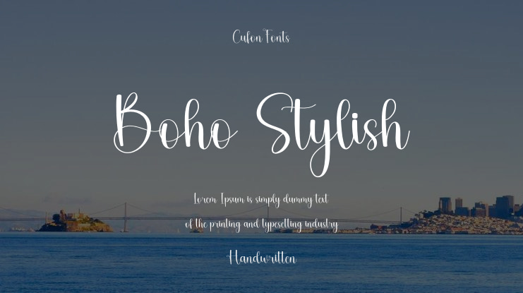 Boho Stylish Font