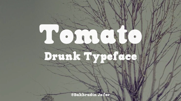 Tomato Drunk Font Family