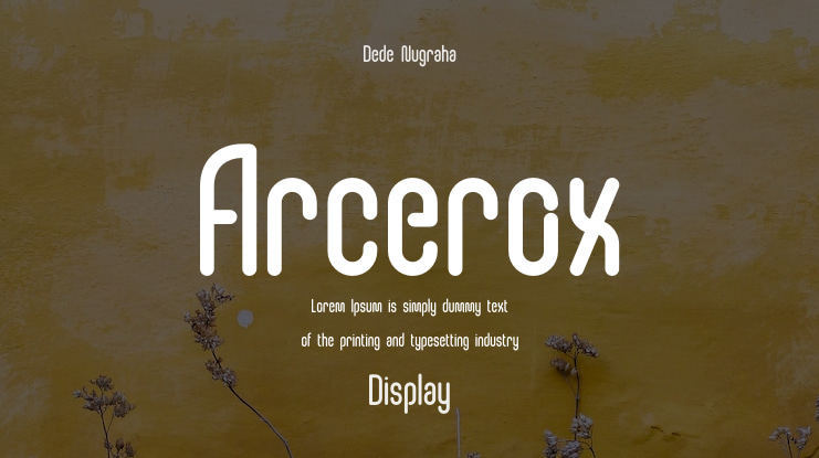 Arcerox Font