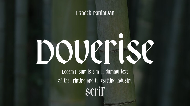 Doverise Font