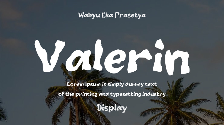 Valerin Font