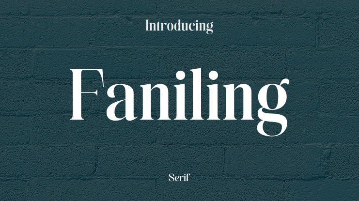 Faniling Font
