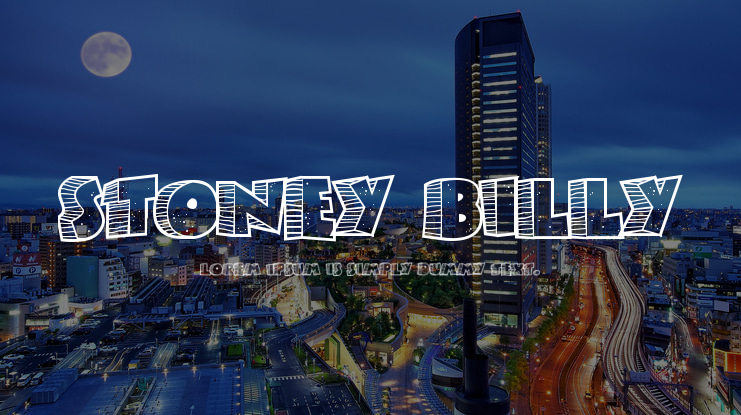 Stoney Billy Font