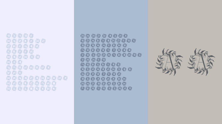 Vine Velvet Monogram Font