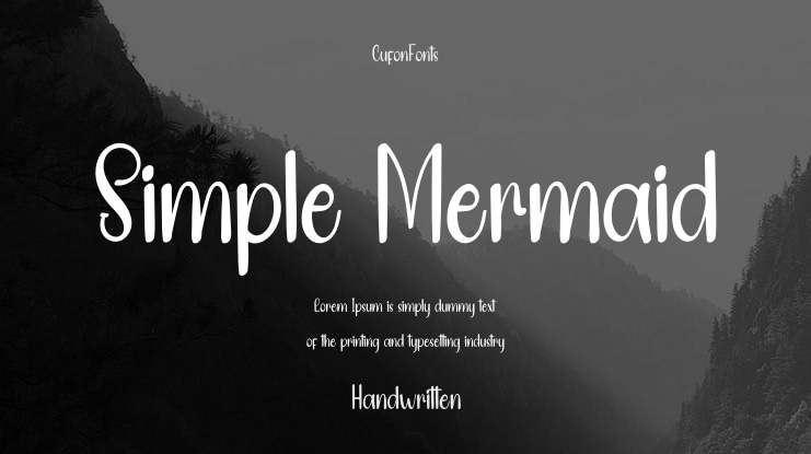 Simple Mermaid Font