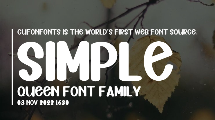 Simple Queen Font