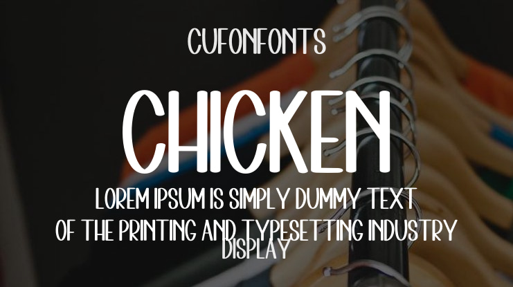 Chicken Font