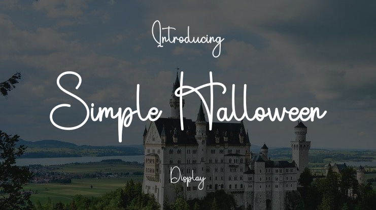 Simple Halloween Font