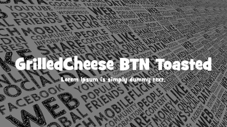 GrilledCheese BTN Toasted Font