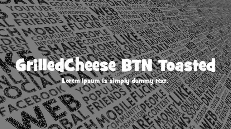 GrilledCheese BTN Toasted Font