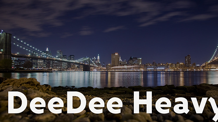 DeeDee Heavy Font