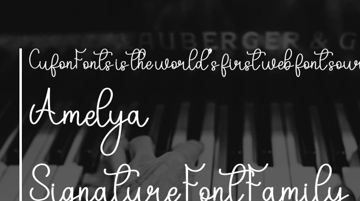 Amelya  Signature Font