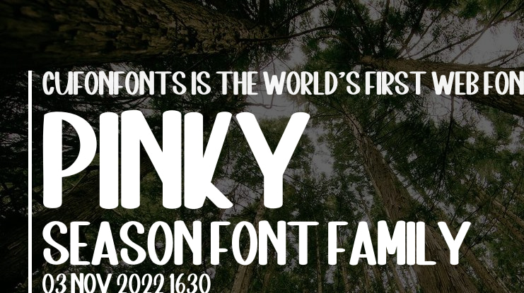 Pinky Season Font