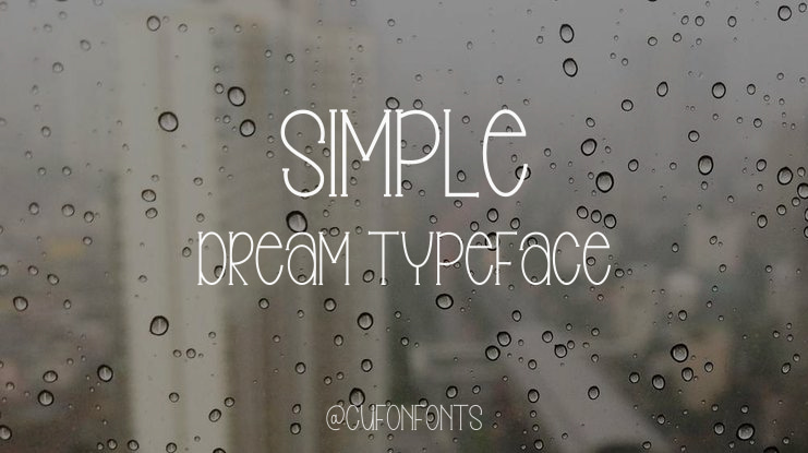 Simple Dream Font