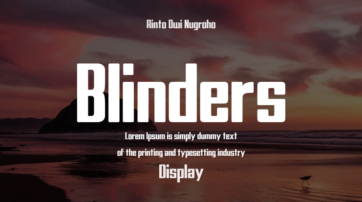Blinders Font
