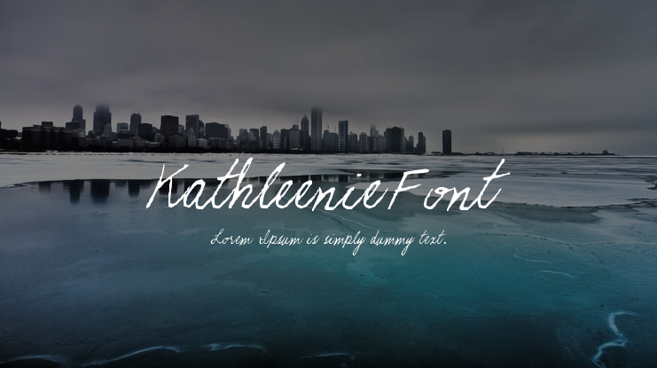 KathleenieFont Font