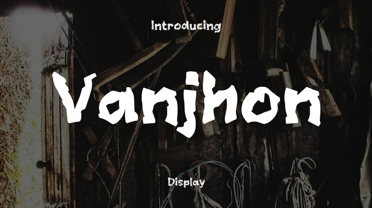 Vanjhon Font