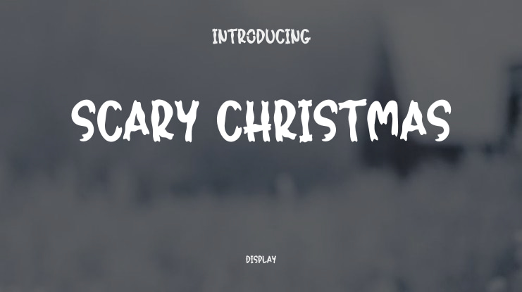 Scary Christmas Font