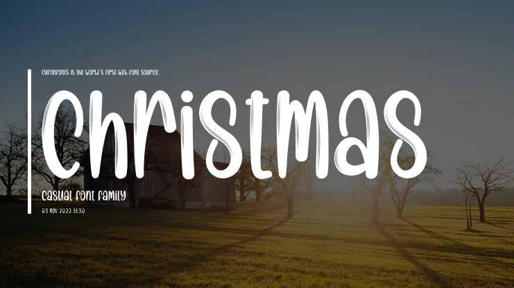 Christmas Casual Font