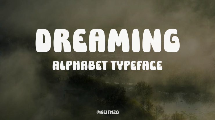 Dreaming Alphabet Font