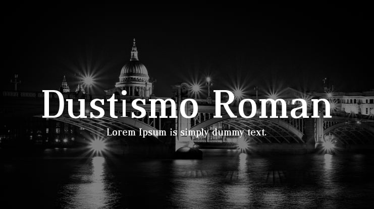 Dustismo Roman Font Family