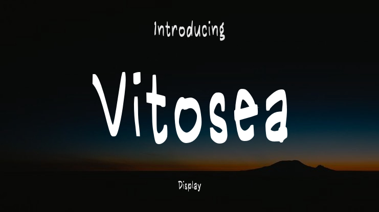 Vitosea Font