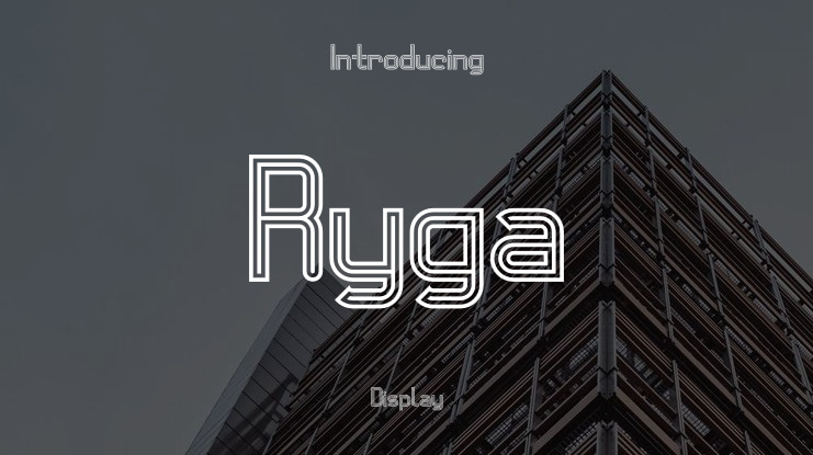 Ryga Font