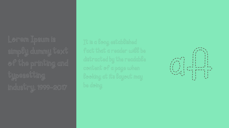 Cool Baby stitch Font Family