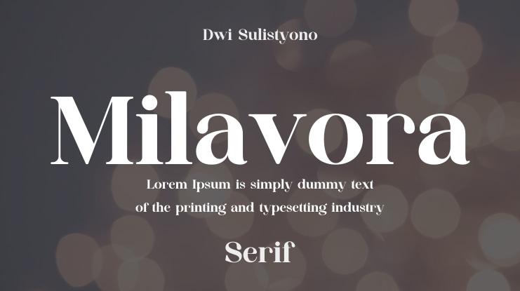 Milavora Font