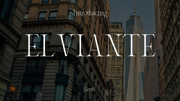ELVIANTE Font