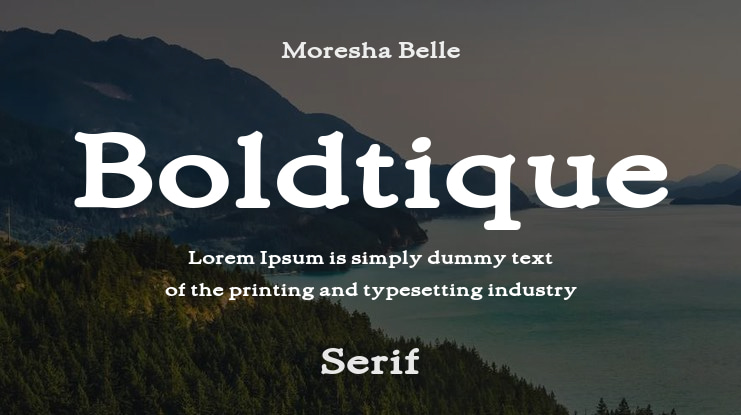 Boldtique Font
