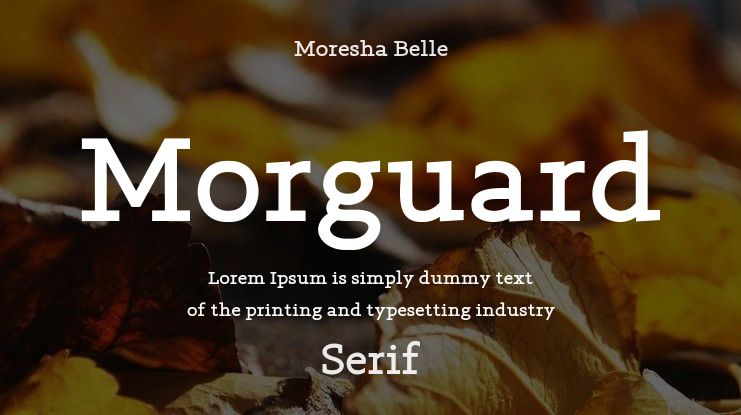 Morguard Font